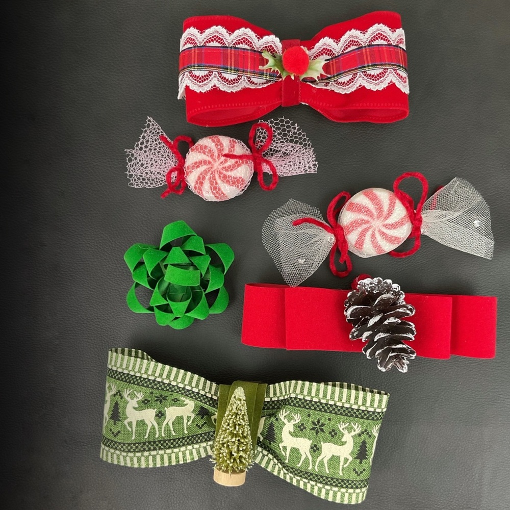 Festive Holiday Hair Accessories Set